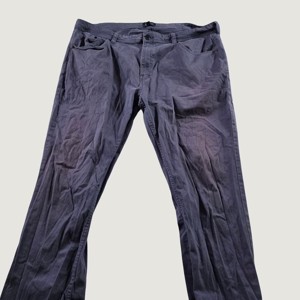 Jachs New York Mens Chino Pants Navy Blue Straight Leg 5-Pocket Trousers 40x34
